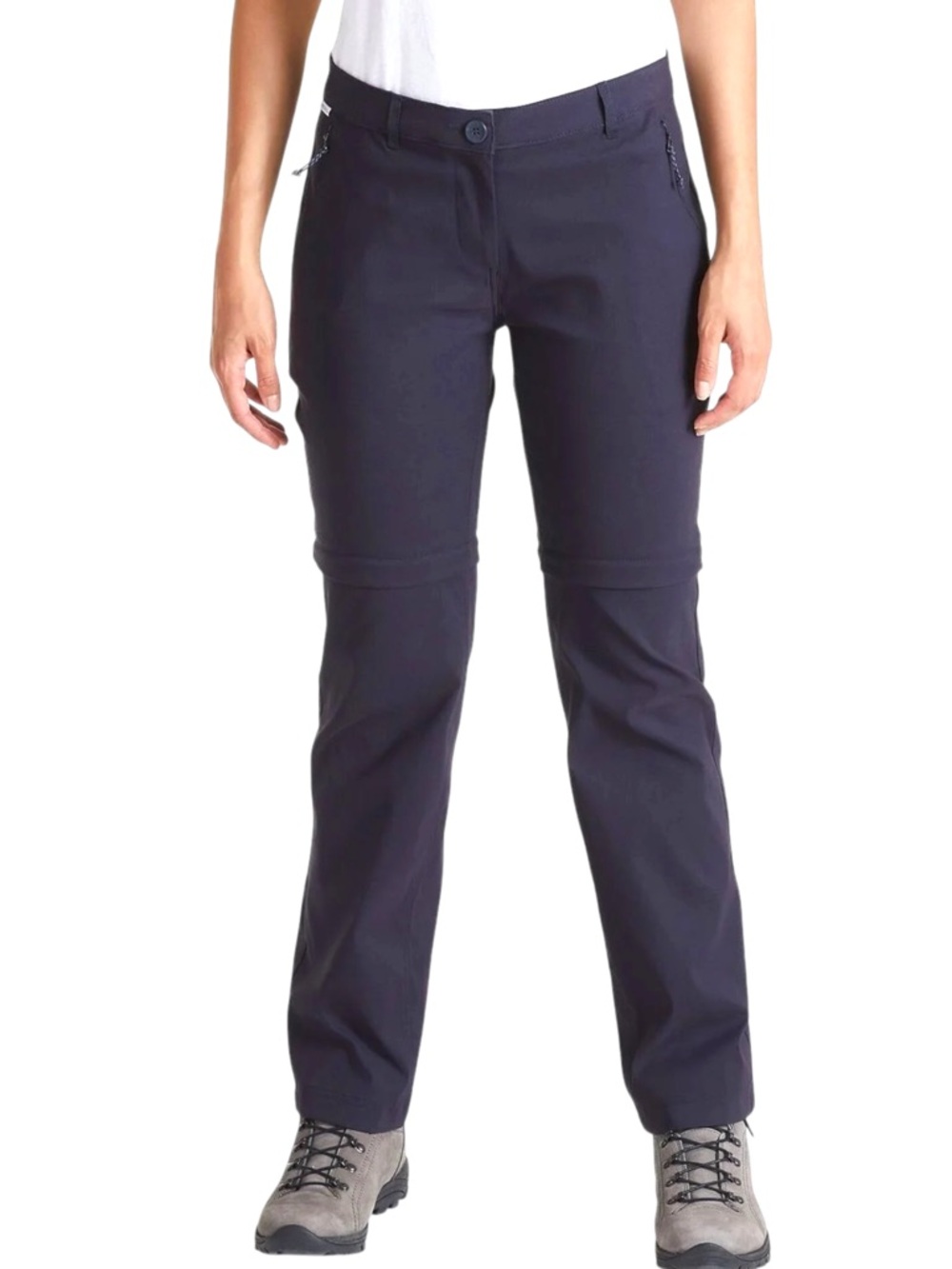NWT Craghoppers Navy Kiwi Pro Convertible Hiking Pants (14/L)